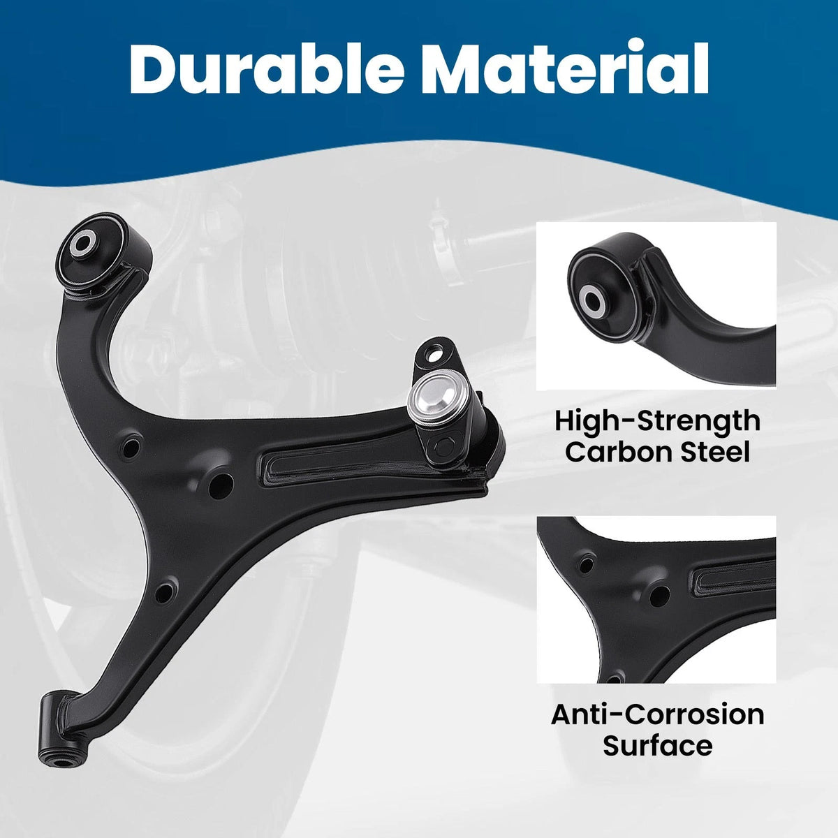 Front Lower Control Arm Set of 2 for Hyundai Accent (2006–2011)