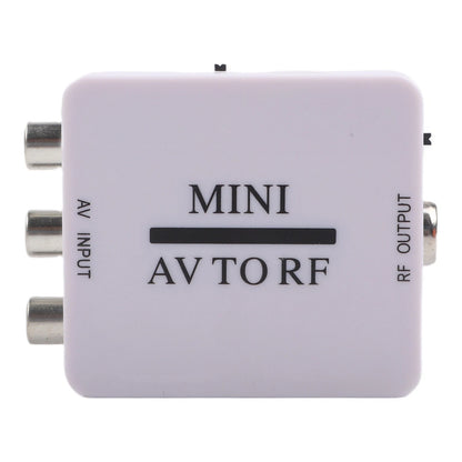 Composite AV to RF Coaxial Video Modulator Adapter for VHS VCR DVD Devices