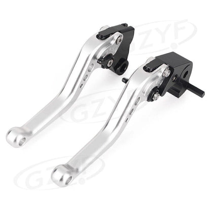 1 Pair Brake Clutch Levers for Kawasaki Ninja ZX6R Z1000 (2007–2013) Silver