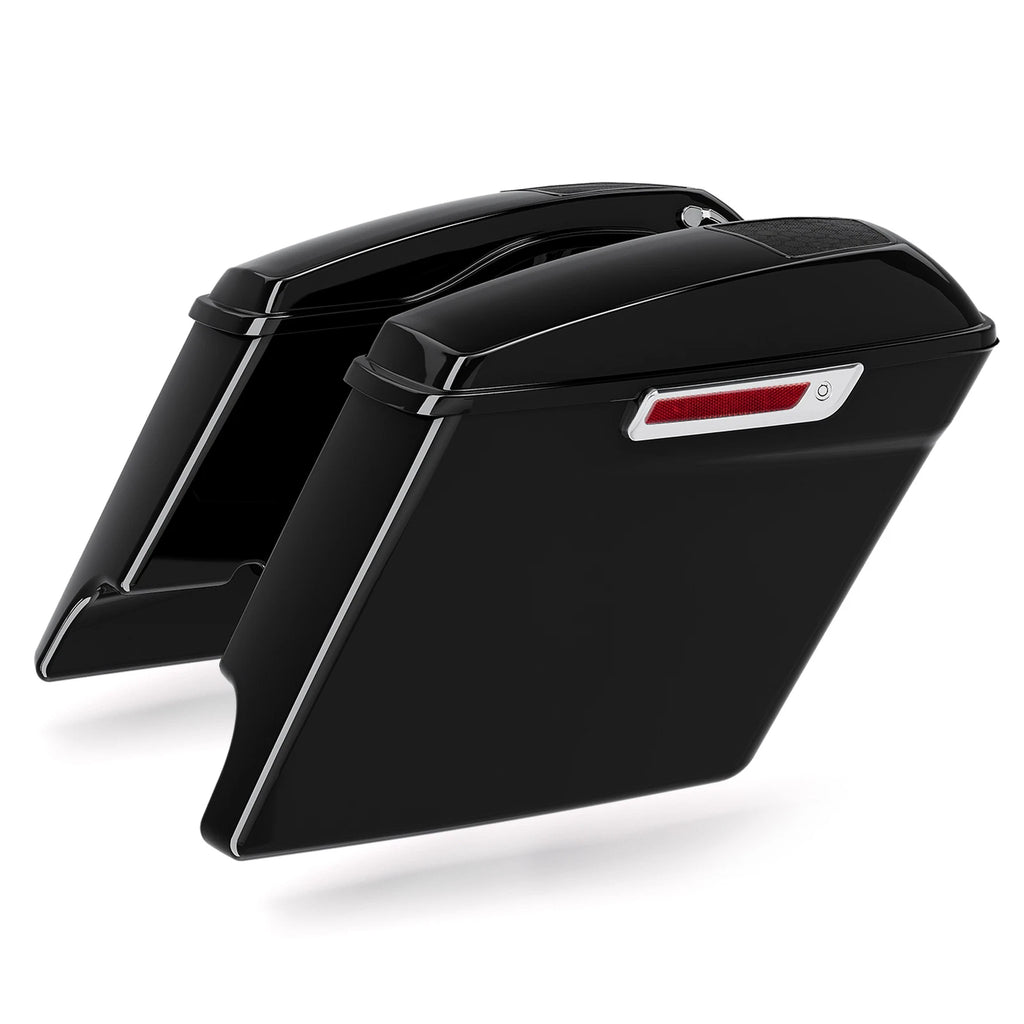 5" Stretched Saddlebag & 6x9" Speaker Lid & Bracket for Harley Softail (1984–2017)