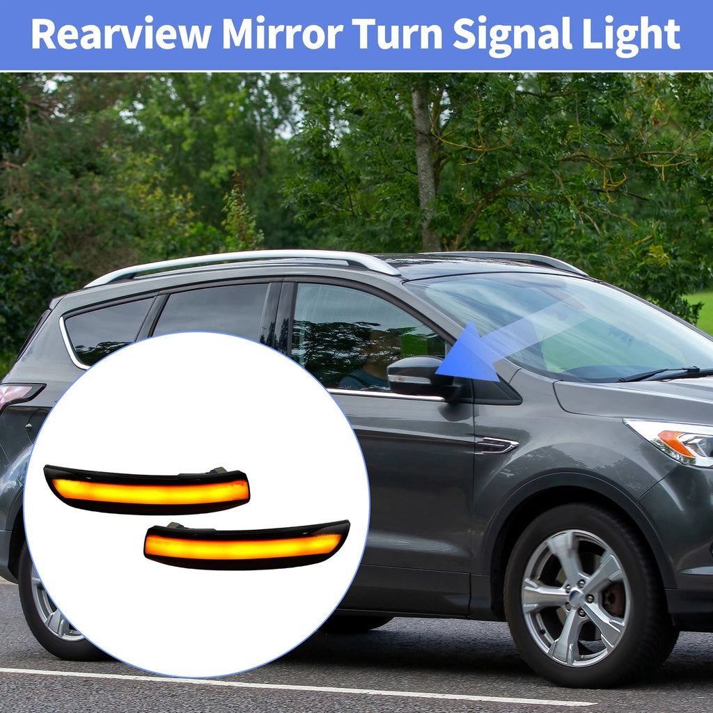 Side Mirror Turn Signal Light for Ford Kuga (2013–2018) Front Left & Right