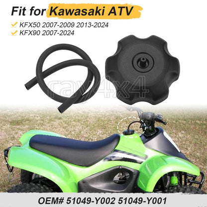 Tank Cap 51049-Y001 for Kawasaki KFX50 KFX90 (2007–2024)