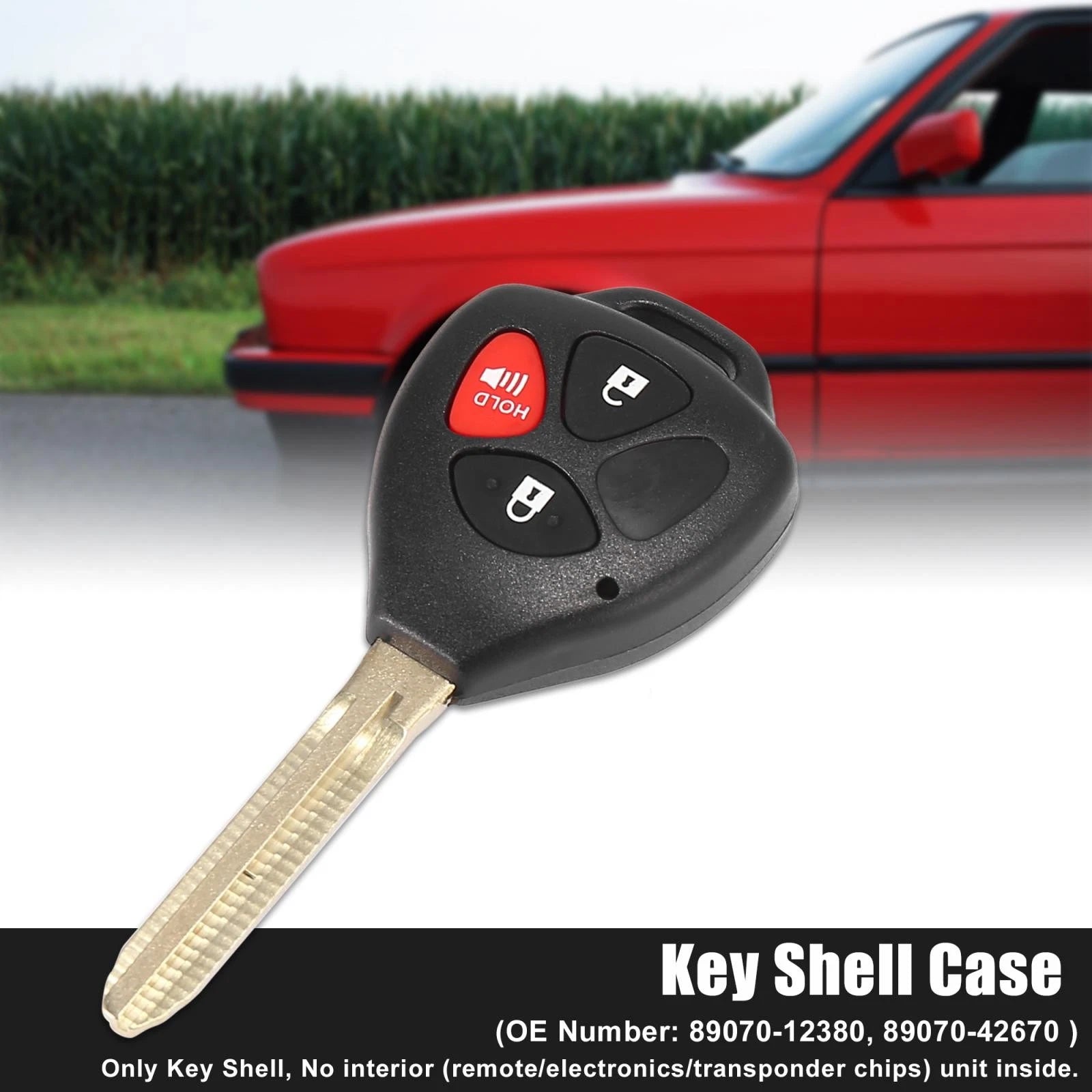 Keyless Entry Remote Case Replacement for Toyota Camry (2007–2010)