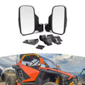 Adjustable UTV Side Mirrors for Offroad Vehicles (Comprehensive Kit)