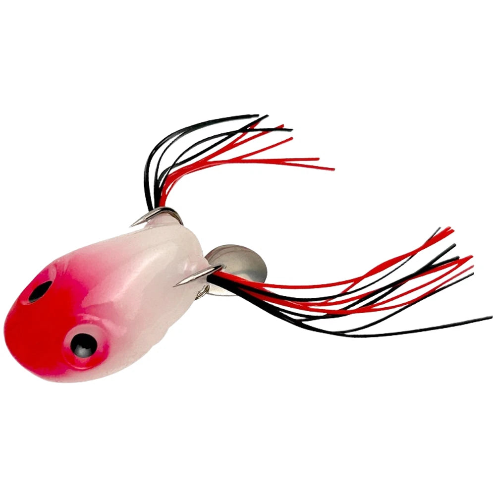 Spinner Equipped Lure 5g with Soft Silicone Body and Strong Hook Penetration