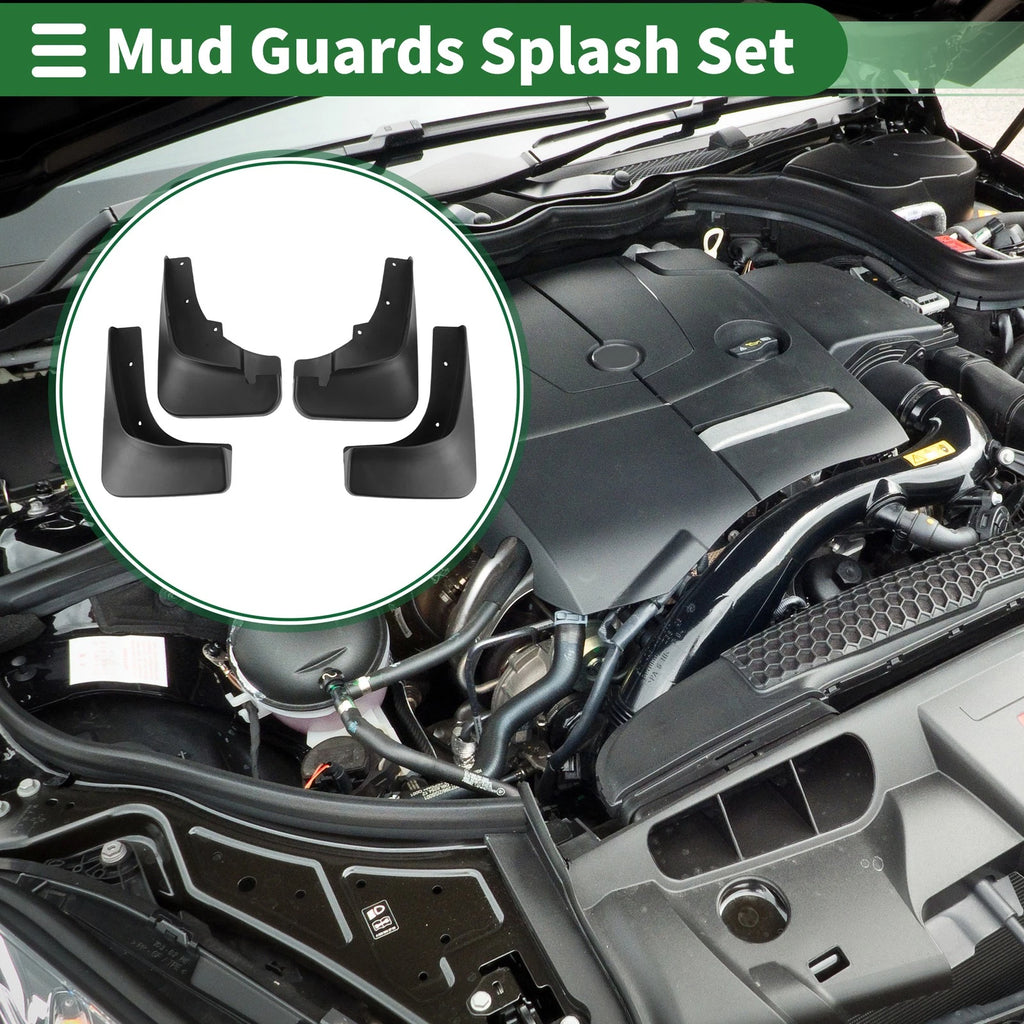 Mud Flaps Splash Guards 1 Set Mud Guards for Mitsubishi Outlander (2006–2008)