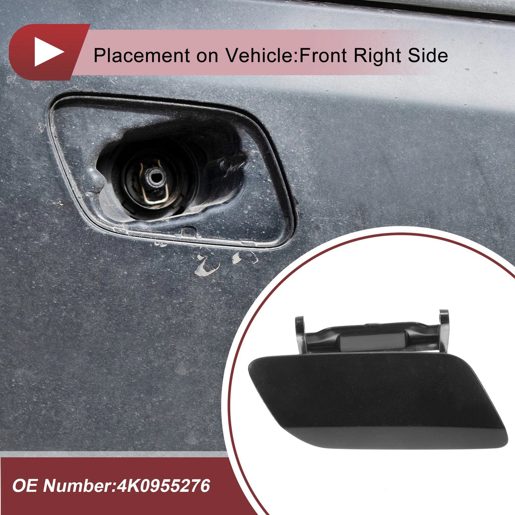 Front Right Washer Nozzle Cover Cap for Audi A6 (2019–2024) Unpainted