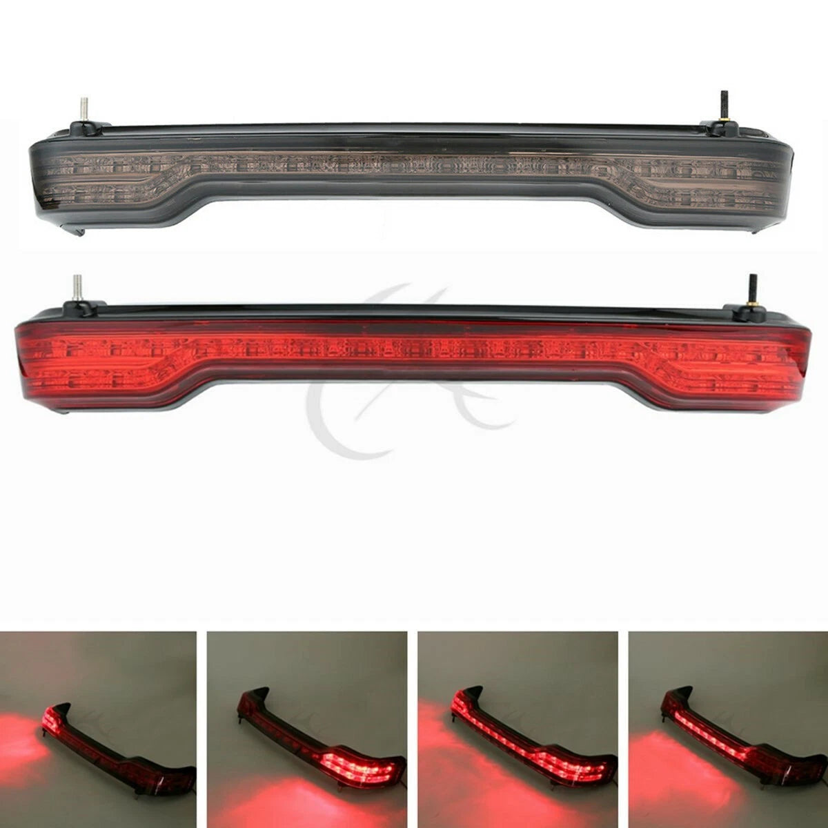 Trunk Pad & LED Brake Tail Light for Harley Touring Electra Glide (2014–2023)