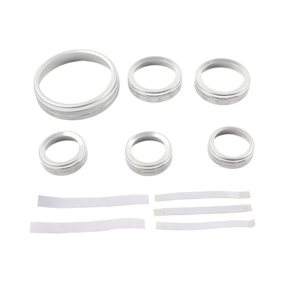 8x AC stereo tune knob headlight switch covers for Ford Bronco (2021–2022)