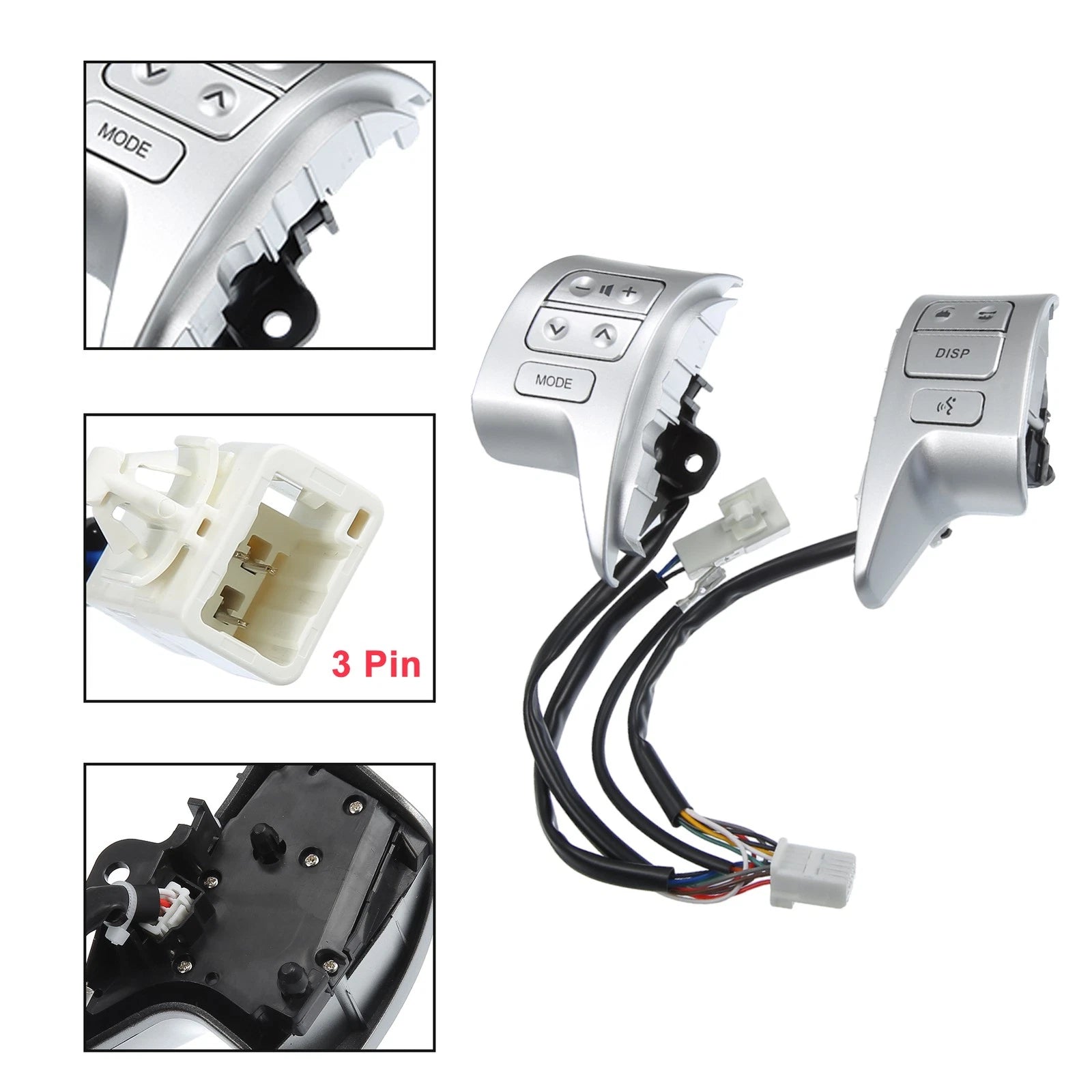 Steering Wheel Control Switch Replacement for Toyota Corolla (2005–2022)