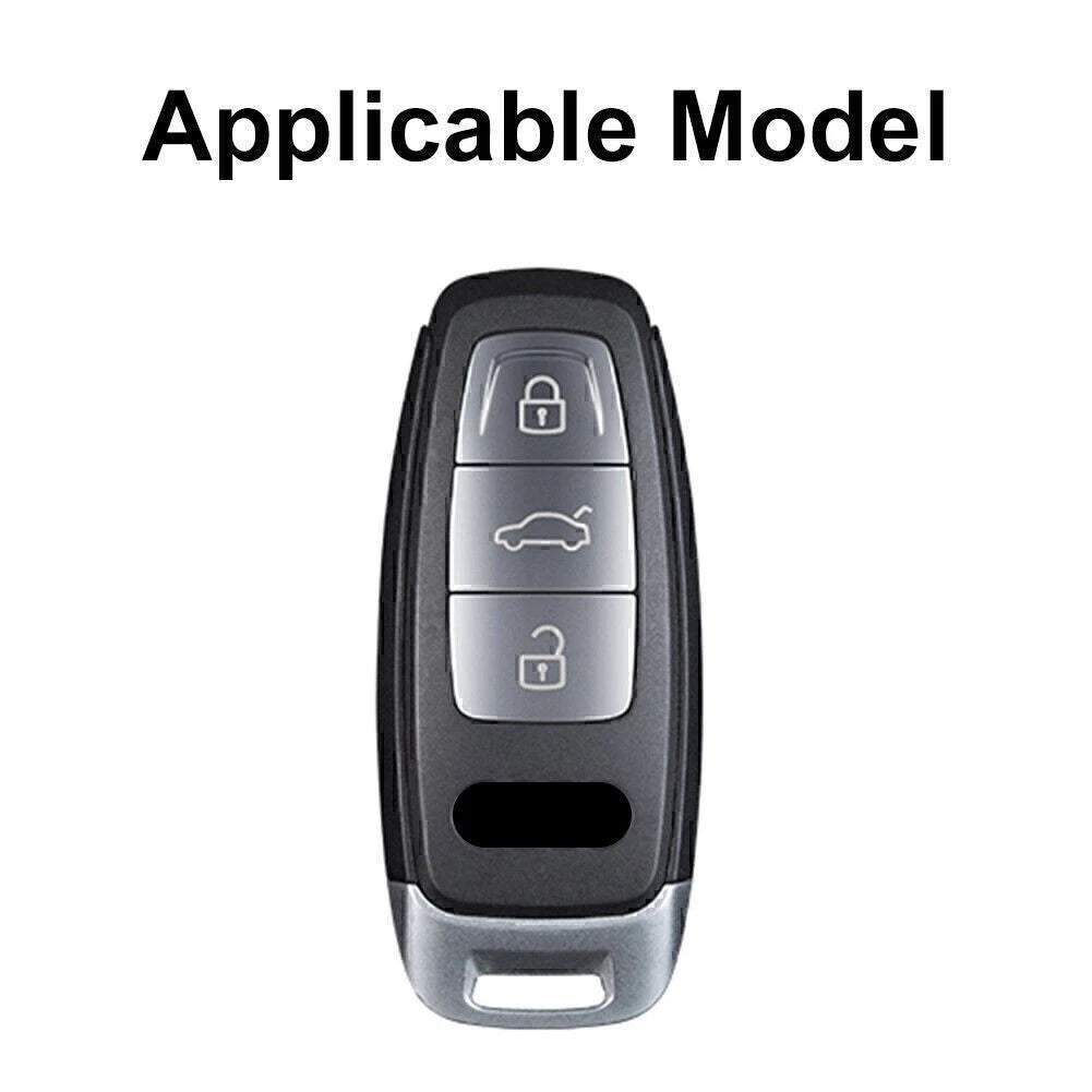 Carbon Fiber Key Shell Housing Case Cover for Audi A6 A7 A8 Q8 (2012–2023)