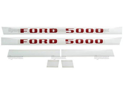 Decal Set for Ford 5000 Force Tractors (1965–1975)