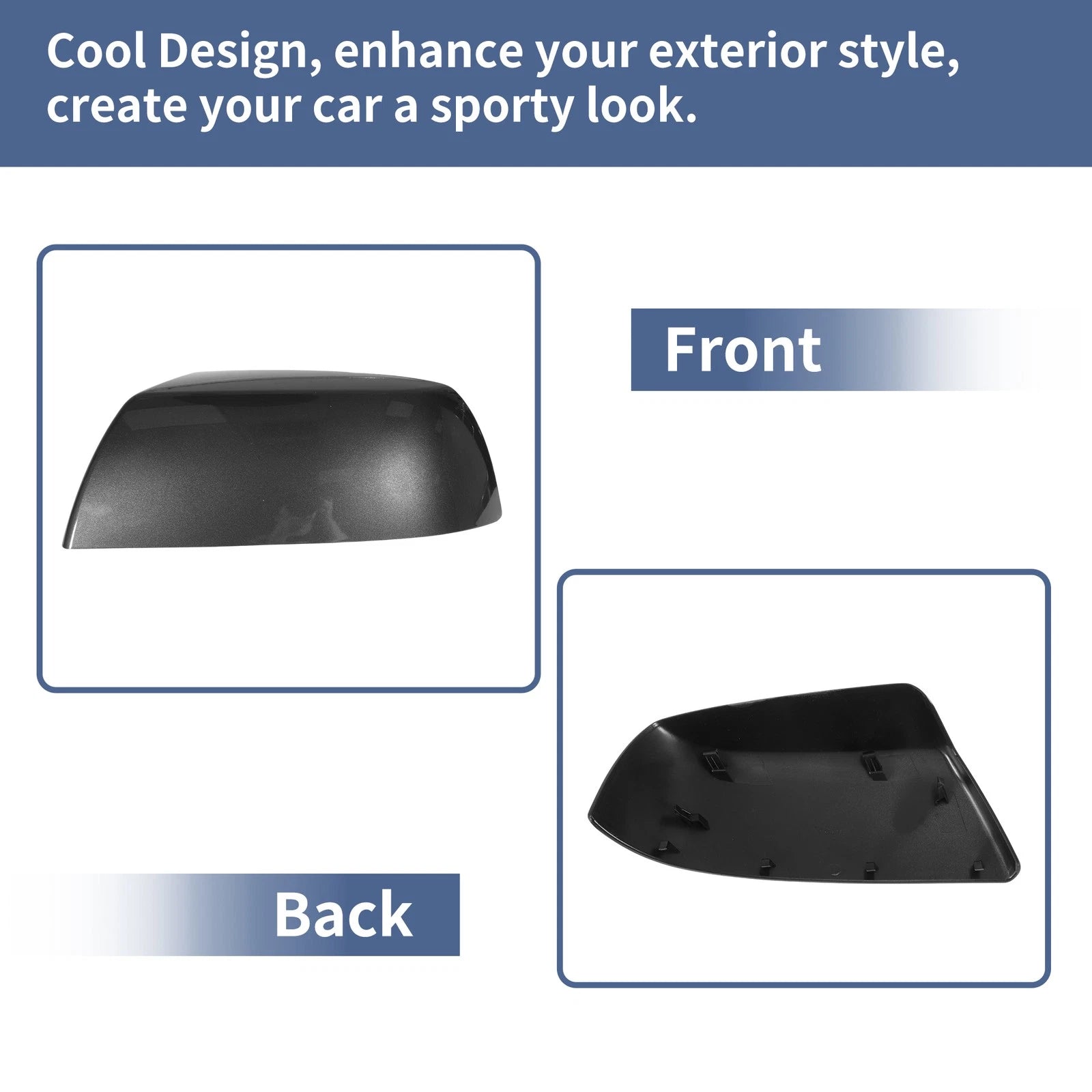 Left Right Mirror Cover Cap Replacement for Toyota Tundra Sequoia (2007–2022)