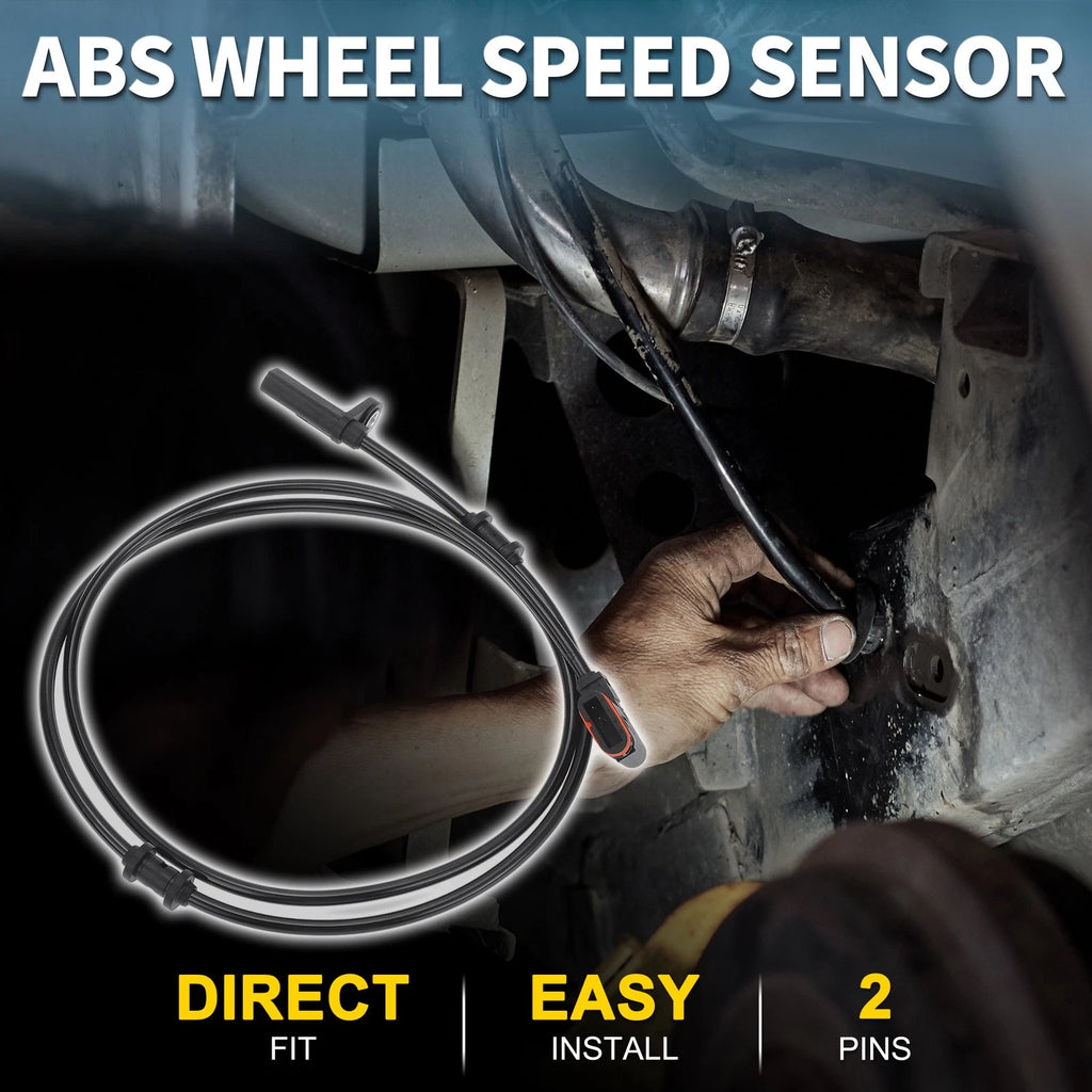 2pcs Rear Side ABS Wheel Speed Sensor Replacement for Mercedes-Benz C230 (2008–2009)