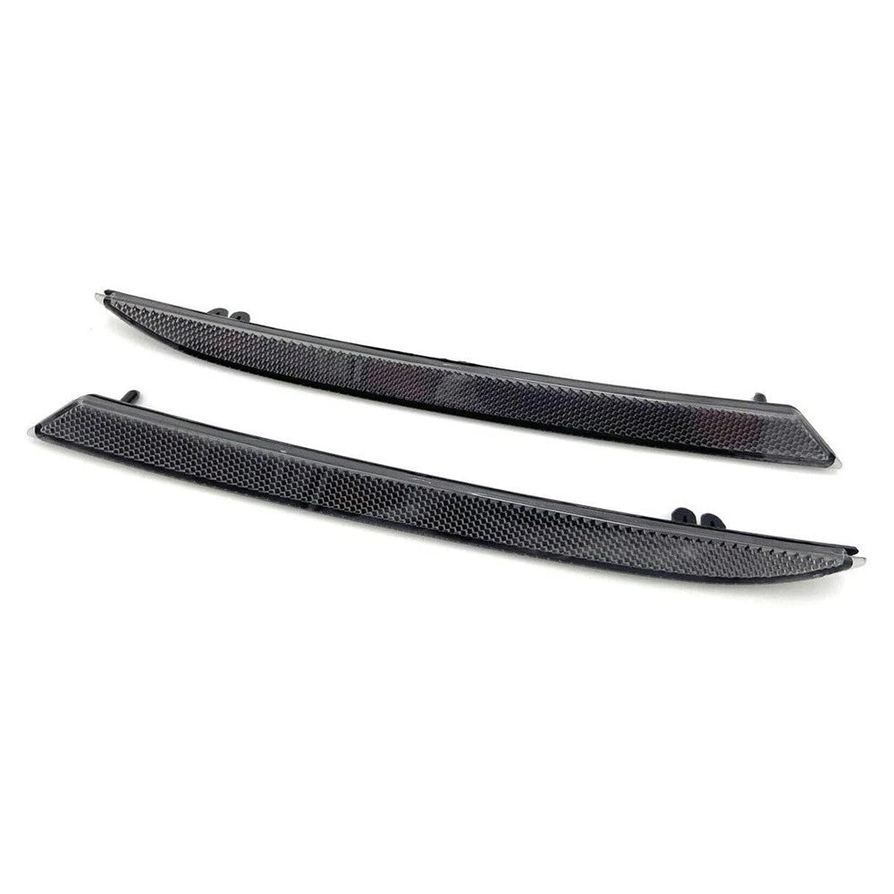 2Pcs Black Smoked Lens Rear Bumper Reflector for Ford Mustang (2018–2022)