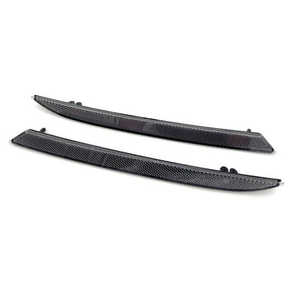 2Pcs Black Smoked Lens Rear Bumper Reflector for Ford Mustang (2018–2022)