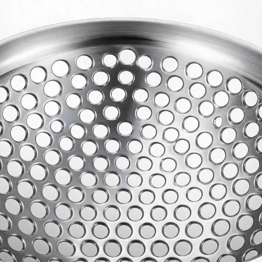 304 Stainless Steel Foldable Colander for Straining Boiling Filtering