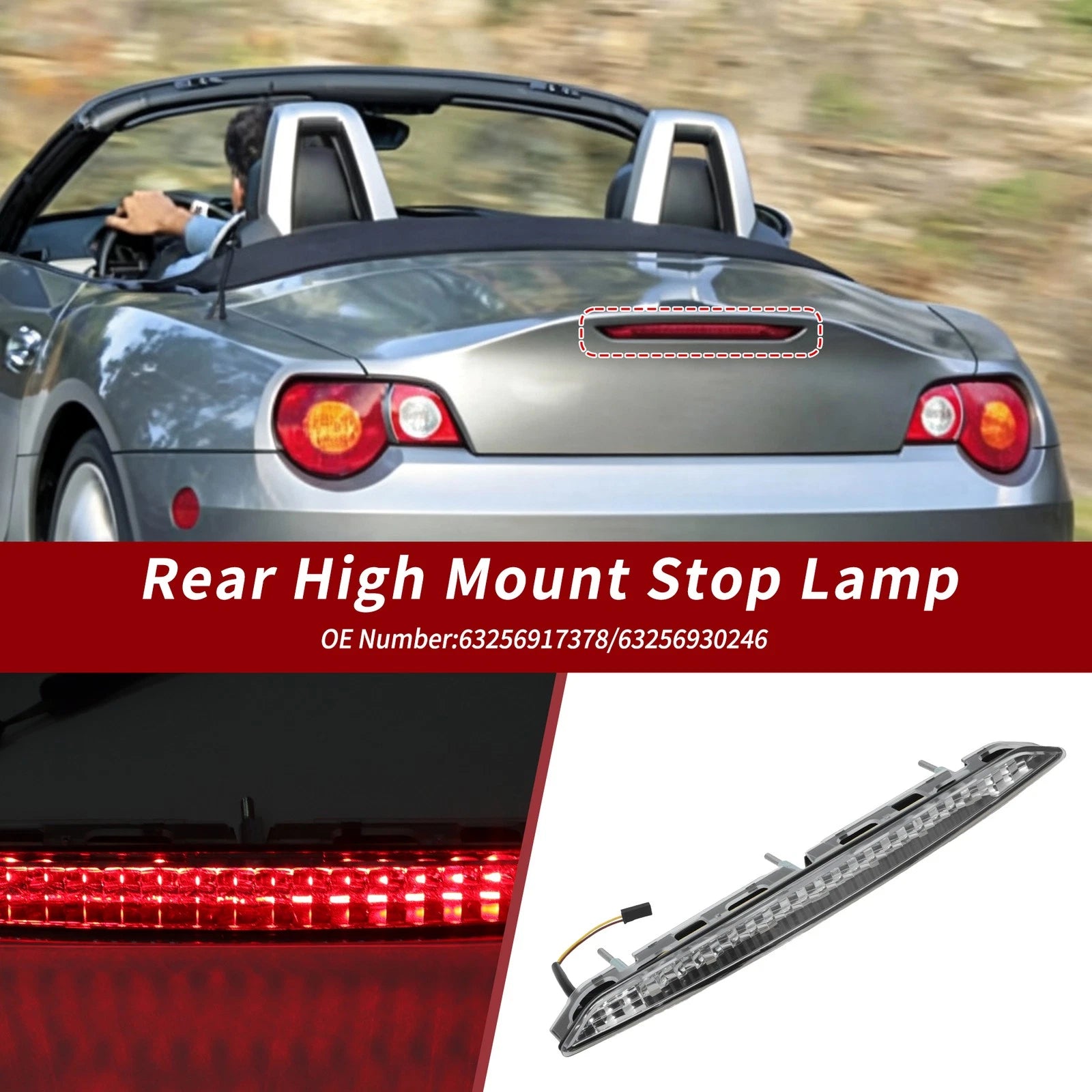LED Third Brake Light for BMW Z4 E85 (2003–2008) 63256917378