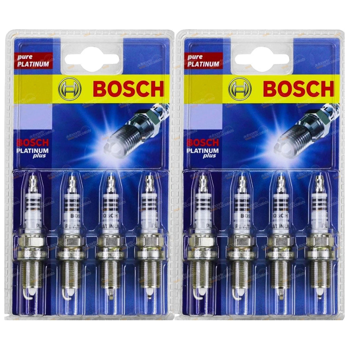 Set of 8 Bosch Platinum Spark Plugs for Mercedes Benz E500 (2002–2006)