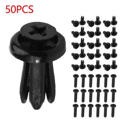 Set of 20 Ventilated Fastener Clips Retainers for Automotive