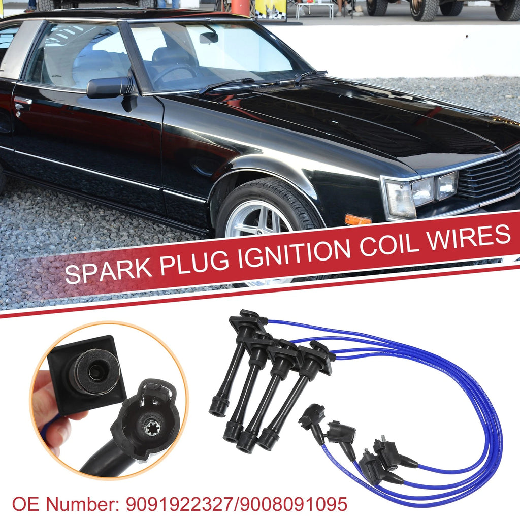 4pcs Spark Plug Wire Ignition Coil Cable Replacement for Toyota Celica (1994–1998)