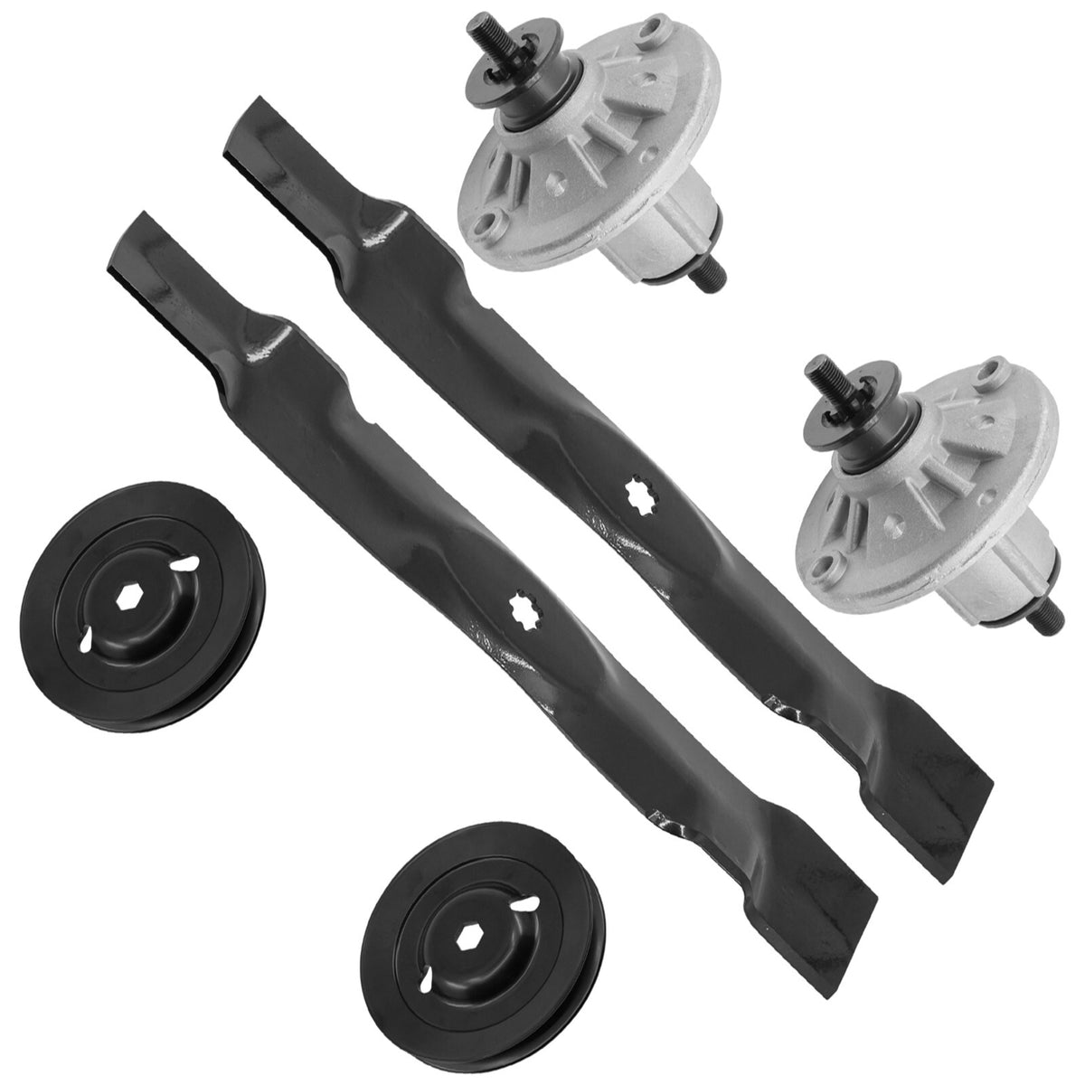 Deck Spindle with Blade and Pulley for John Deere X304 X310 42 inch (2011–2018)