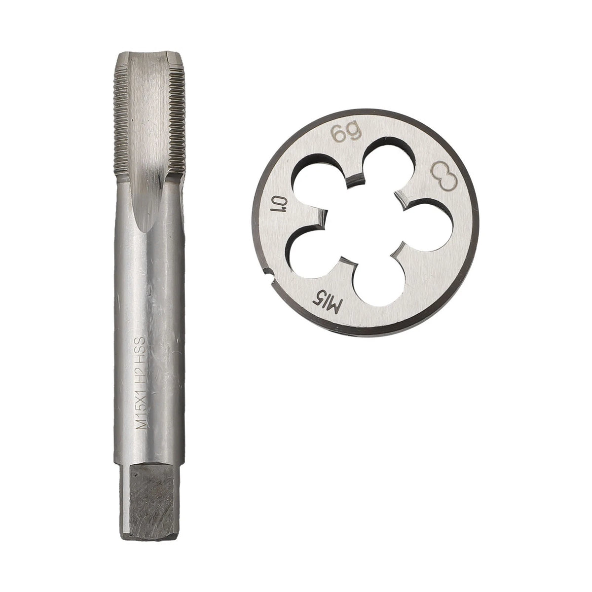 M15x1 Metric Thread Tap Die Set for Drilling and Tapping