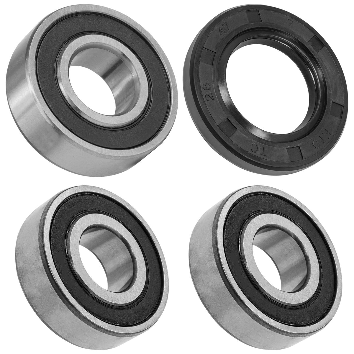 Rear Wheel Ball Bearings Seals Kit for Yamaha XT350 (1985–2000)
