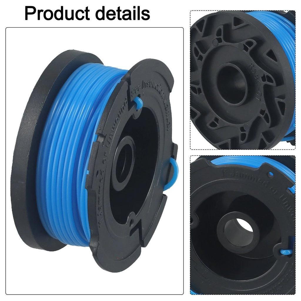Replacement Spool Line for Black & Decker Grass Trimmer A6481 AF-100-3P