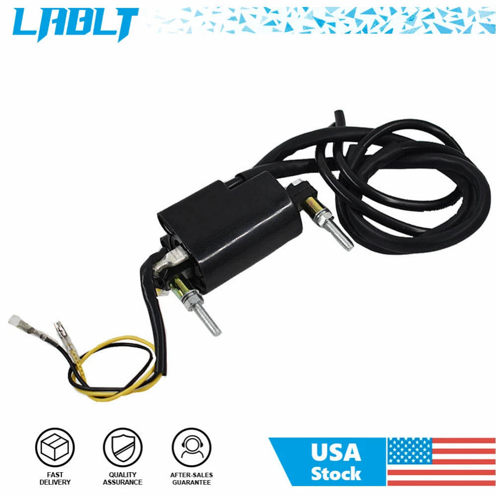 Dual Wire Ignition Coil for Honda Kawasaki Yamaha Suzuki (12V)