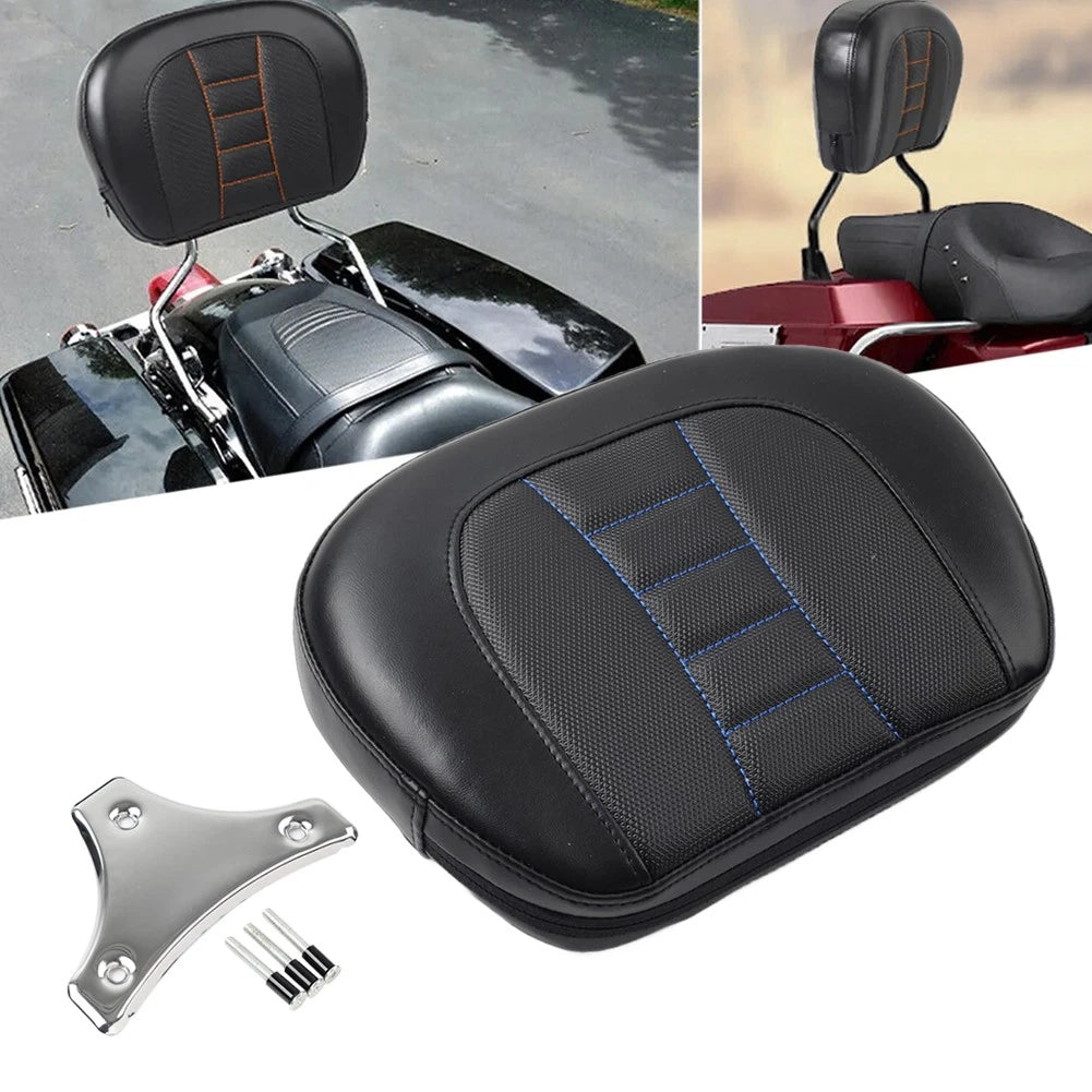 Passenger Sissy Bar Backrest Pad Bracket for Harley Touring (2014–2023)