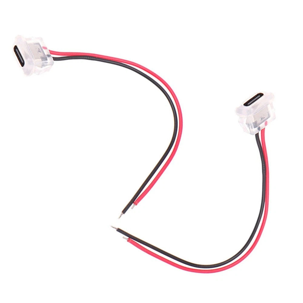 2X Charging Socket Type C for - Rubber Coating
