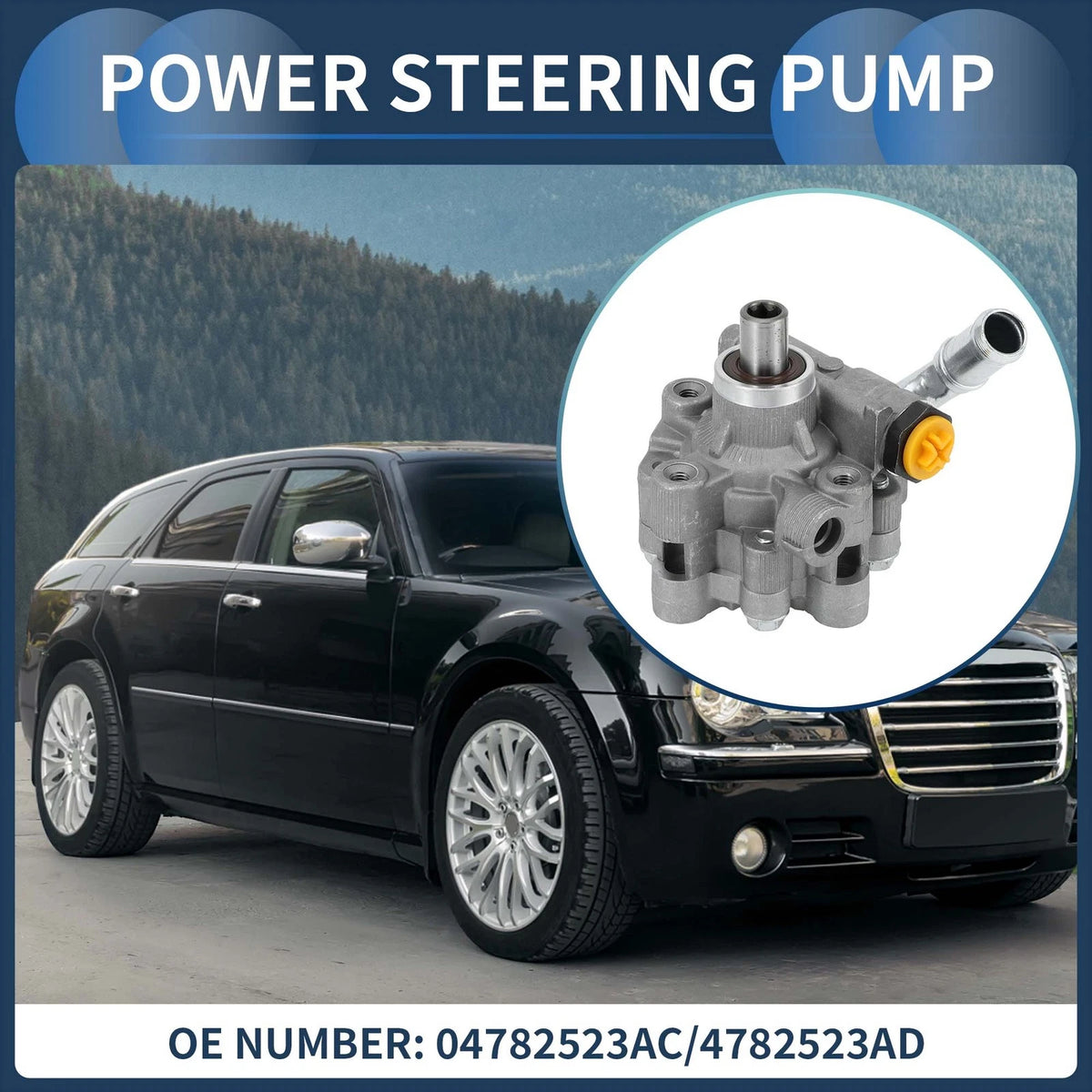 Power Steering Pump No. 04782523AC for Chrysler 300, Dodge Challenger