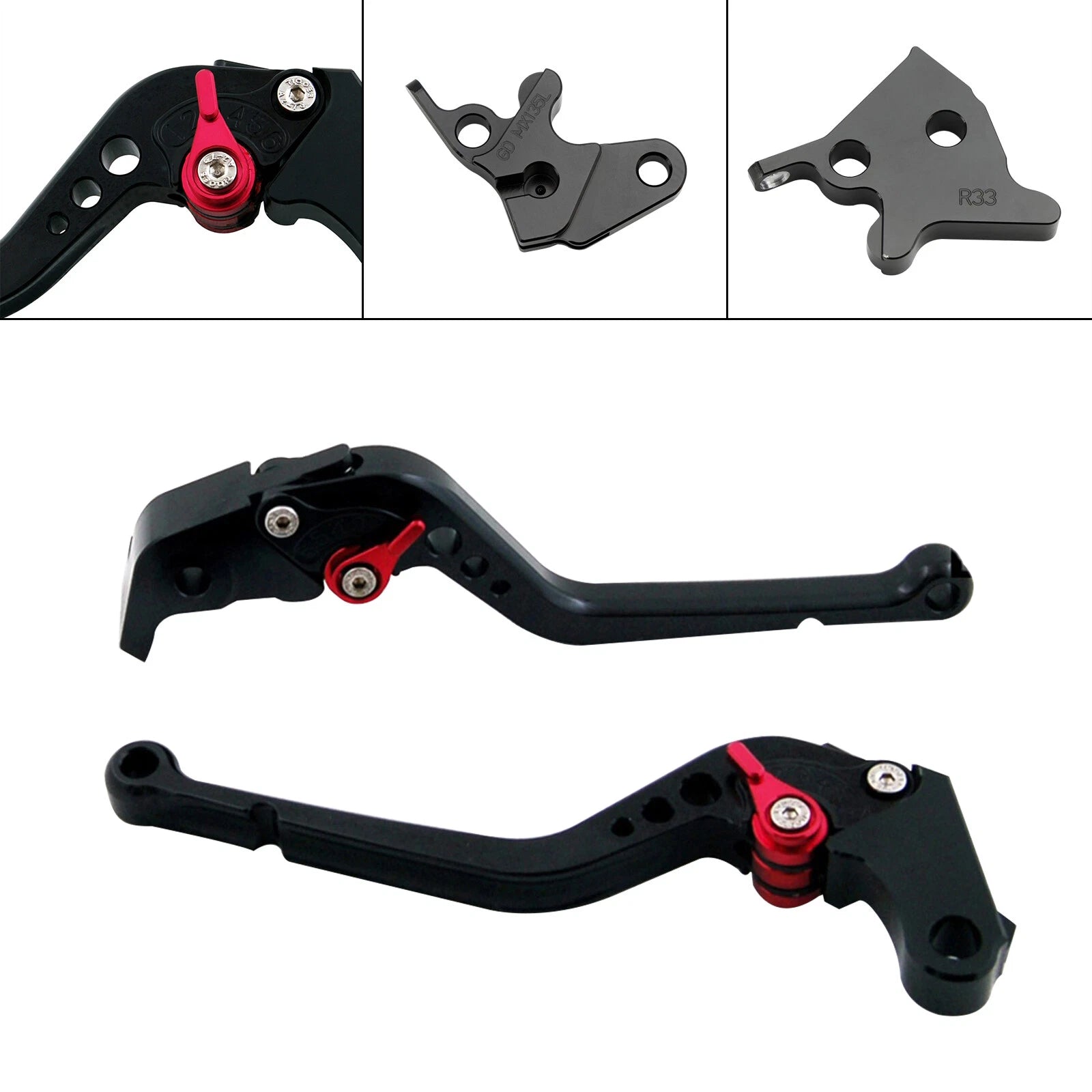 Long Clutch Brake Lever for Yamaha YBR125 (2005–2014) b7