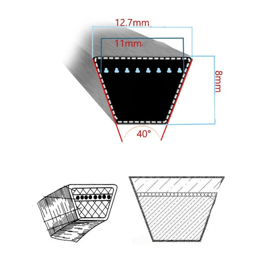 Replacement Lawn Mower Belt for