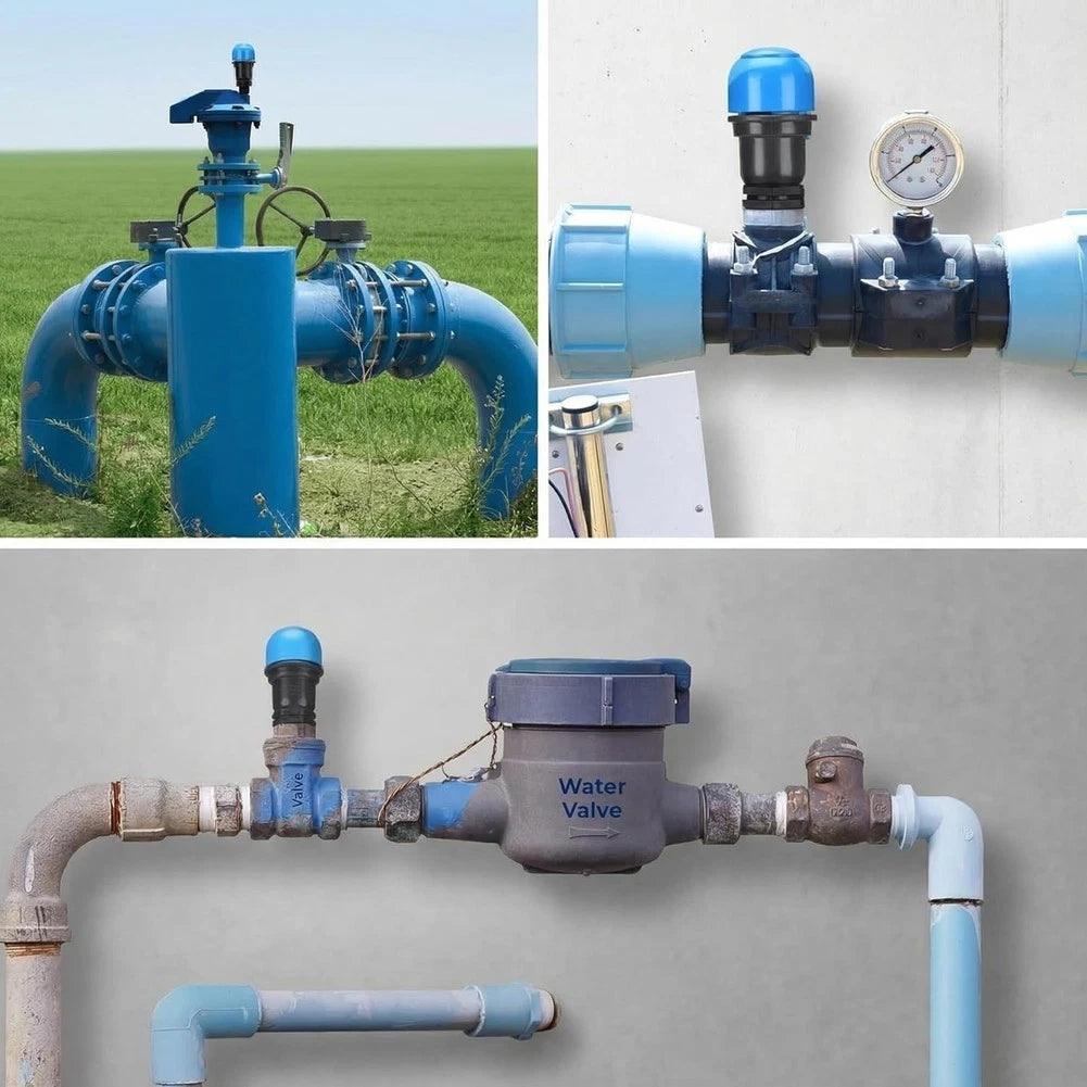 Set of 4 Air Release Valves for Drainage Venting and Irrigation