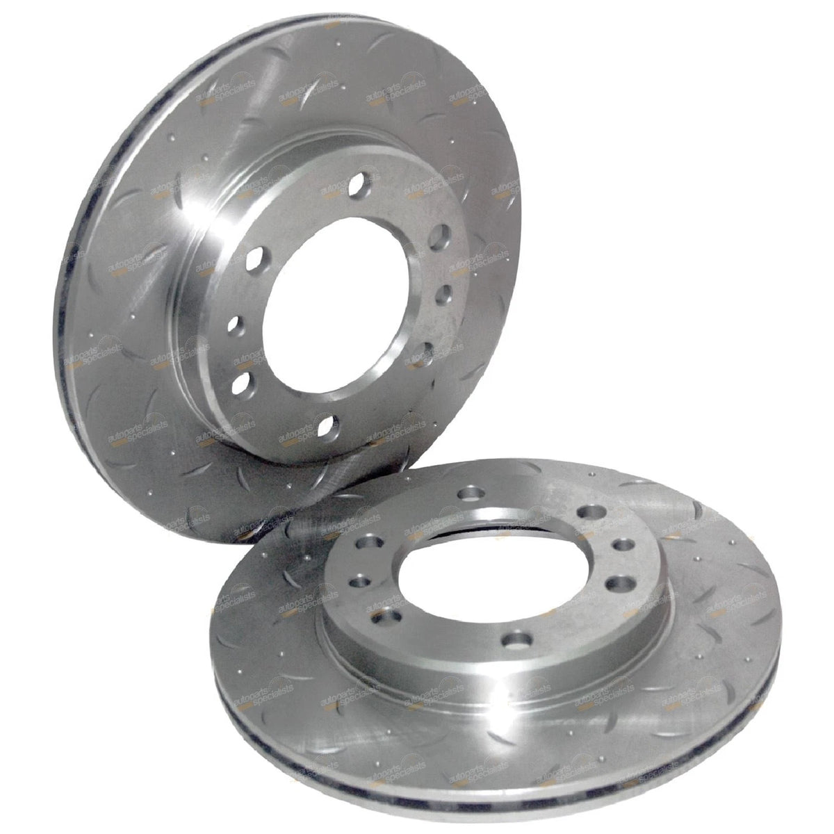 Front Drilled & Slotted Disc Brake Rotors + Pads for Hilux LN106 RN105 (1988–1997)