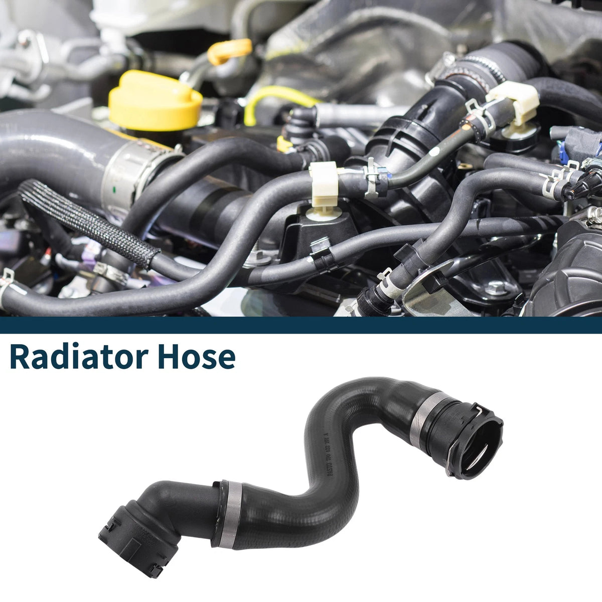 Radiator Hose for Porsche Cayenne 3.0L (2011–2014) No. 95810640120 Rubber
