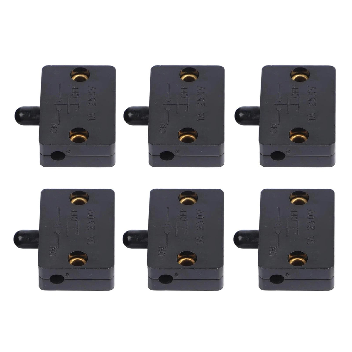 6-Pack LED Light Switches for Closets and Cabinets