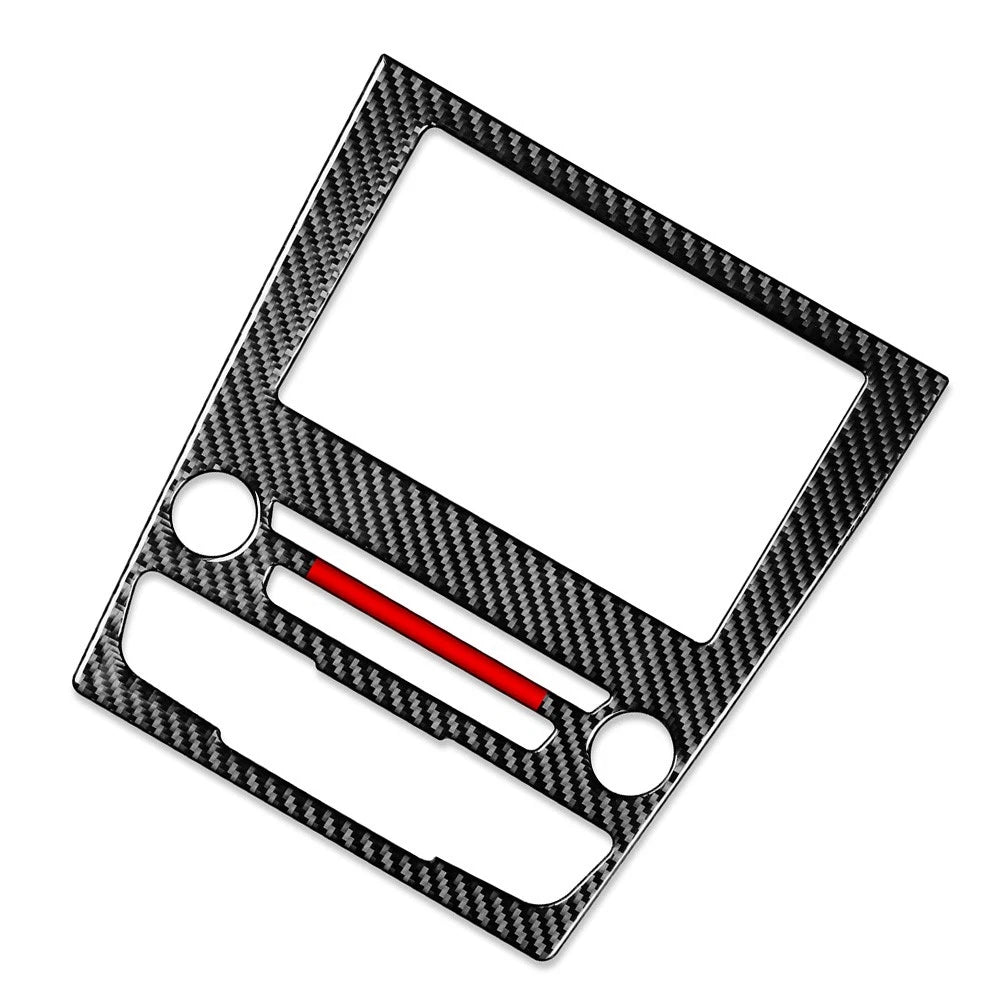 GPS Navigation Panel Cover Trim for Ford Mondeo (2013–2019) Black Red Line