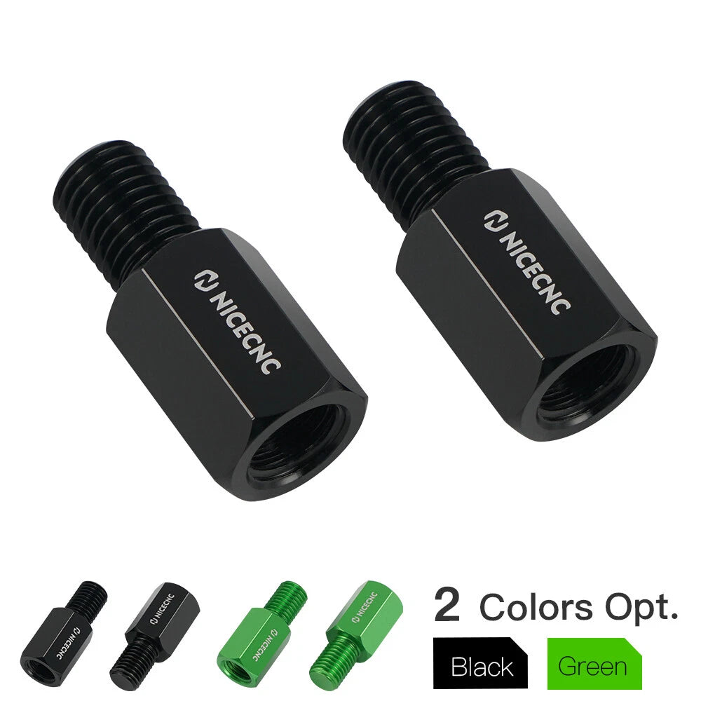 Motorcycle Mirror Extender Riser Bracket for Kawasaki KLR650 (2008–2024)