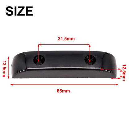Thumb Rest for Jazz Bass Guitar - Black, Easy Installation with Screws