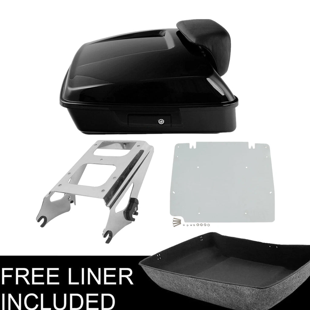 Trunk Pad Mount Rack Base Plate for Harley Touring Glide (2009–2013)