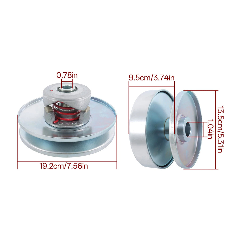 Torque Converter Kit for Go Kart 40 Series (1" Driver + 3/4" Driven)