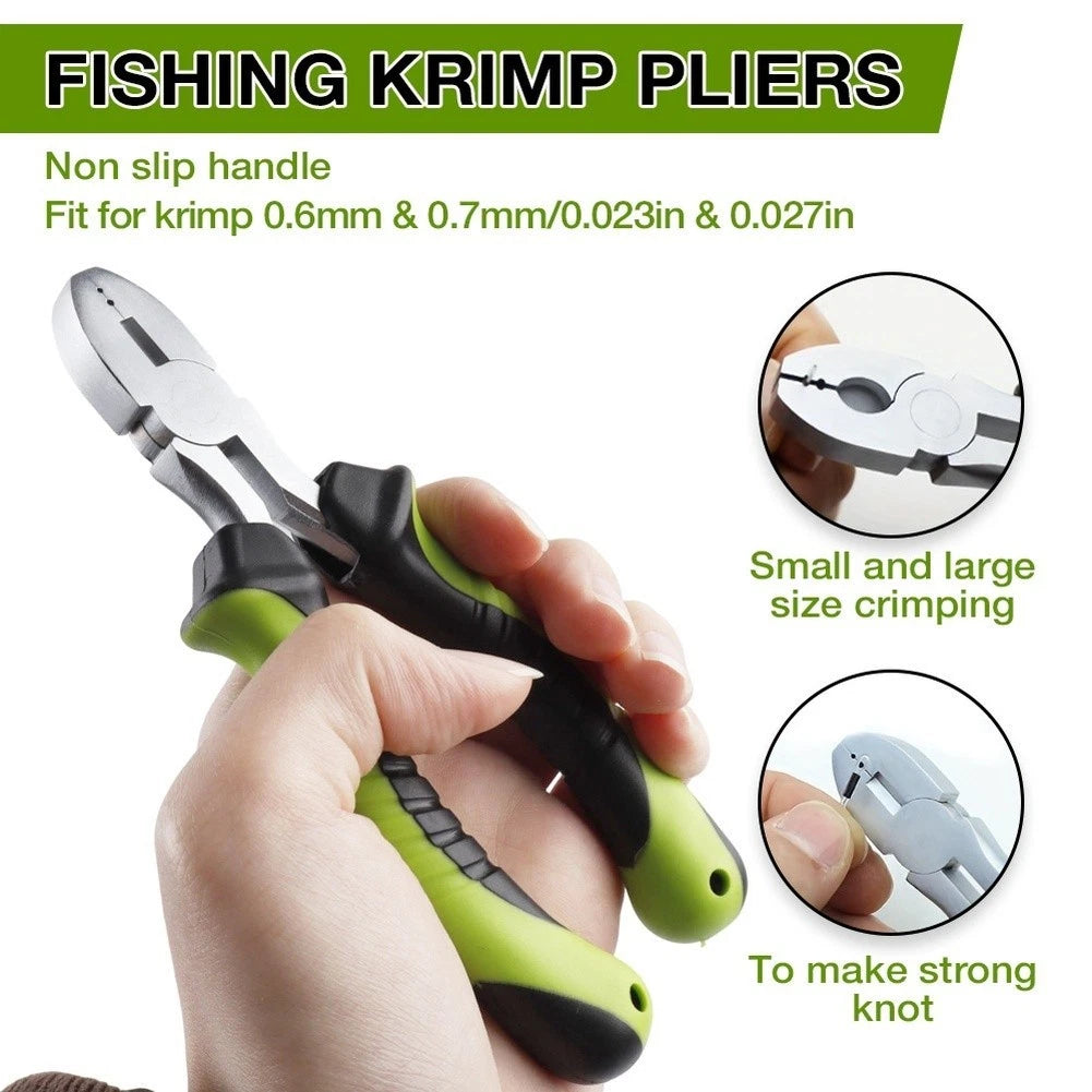 Compact Fishing Pliers Multi Tool with Non Slip Handle (14cm)