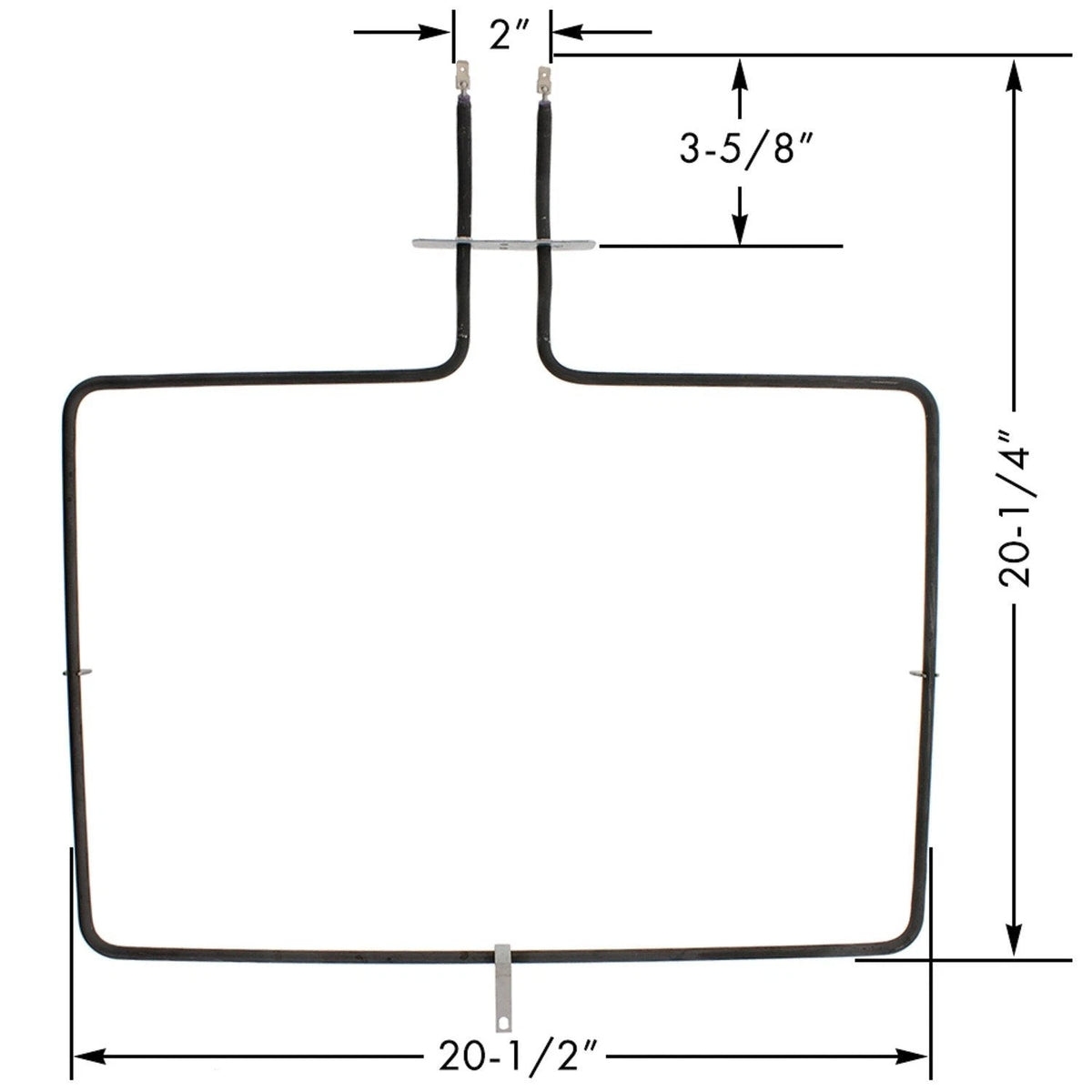 Oven Bake Element for ERP W10779716 (Fits )