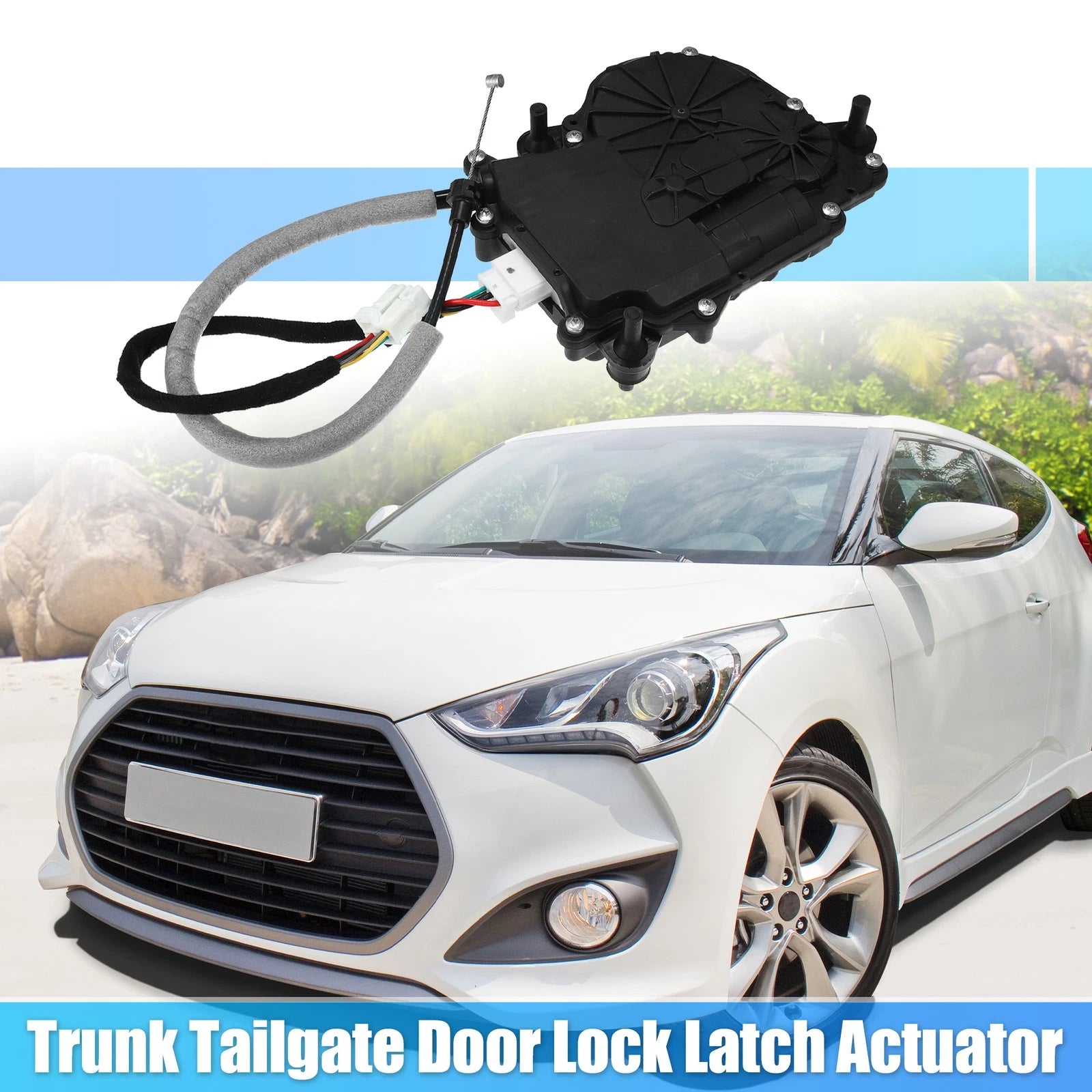 Trunk Tailgate Lock Latch Actuator Replacement Rear for BMW X5 (2014–2018)