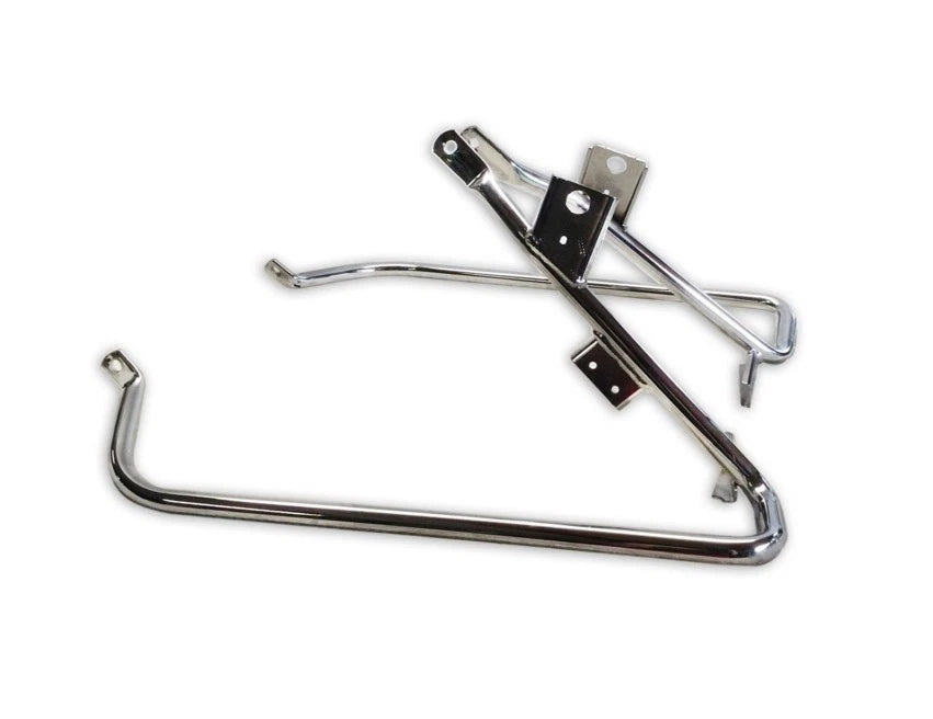 Chrome Saddlebag Support Bracket for Harley Touring Road King Electra Glide (2009–2013)