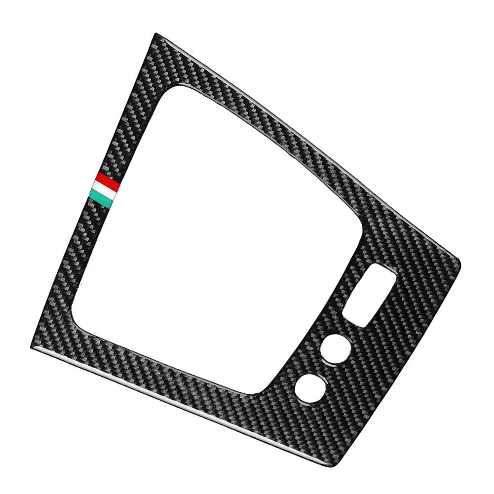 Gear Shift Panel Frame Cover Trim for Alfa Romeo 159 Brera Spider (2006–2011) Carbon Black