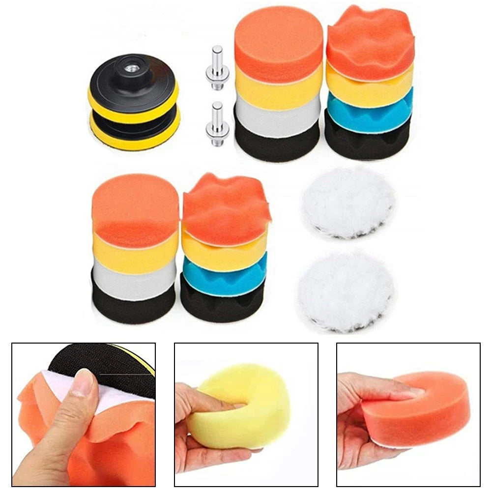 Sponge Buffing Pads Kit for Professional Finish
